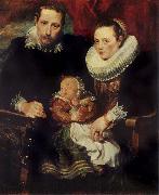 Anthony Van Dyck Family Group oil on canvas
